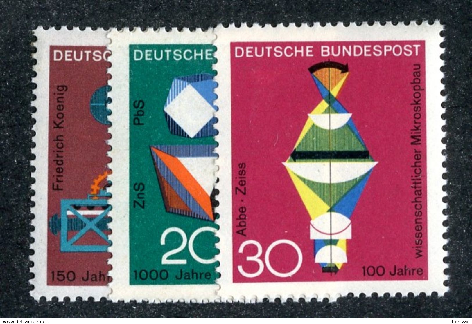 W5963  Germany 1968  Mi.546/48** Offers Welcome - Unused Stamps