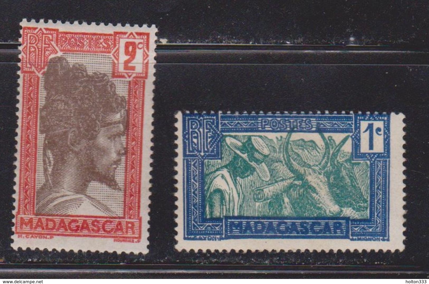 MADAGASCAR Scott # 147-8 MH - Madagascar (1960-...)