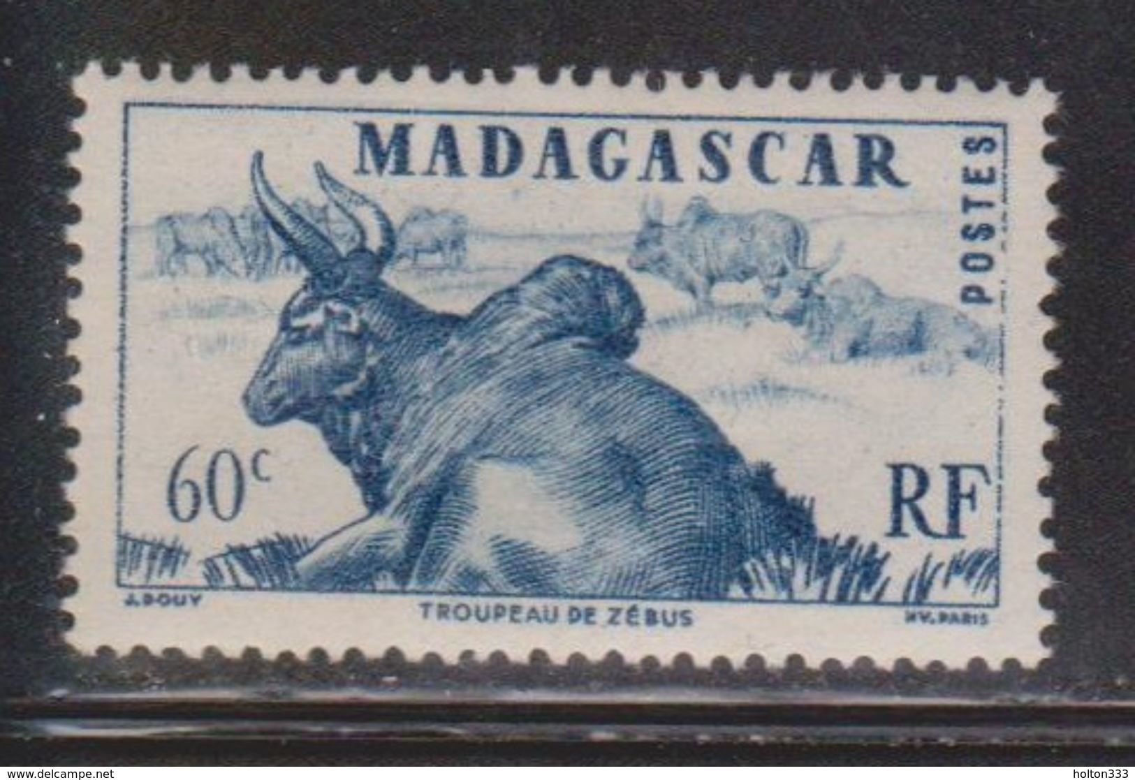 MADAGASCAR Scott # 273 MH - Cattle - Madagascar (1960-...)