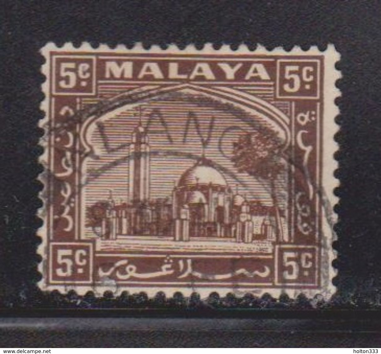 SELANGOR Scott # 48 Used - Mosque At Klang - Selangor