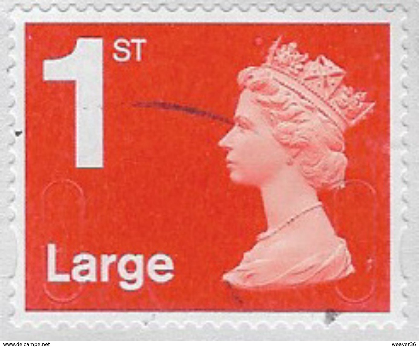 GB SG U2973 2015 Machin 1st Large Red MA15 MAIL Good/fine Used [36/30322/ND] - Série 'Machin'