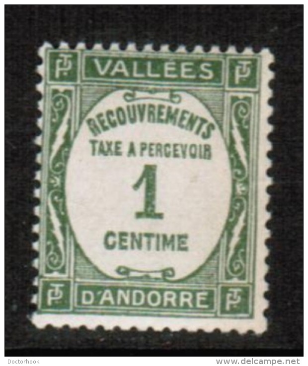 FRENCH ANDORRA  Scott # J 16** F-VF MINT NH - Unused Stamps