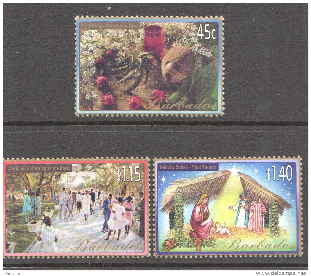 BARBADOS 2002  Christmas Issue  MM - MH - Barbados (1966-...)