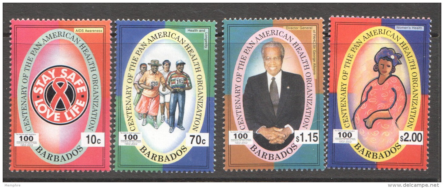 BARBADOS 2002  Pan American Health Organization  MM - MH - Barbados (1966-...)