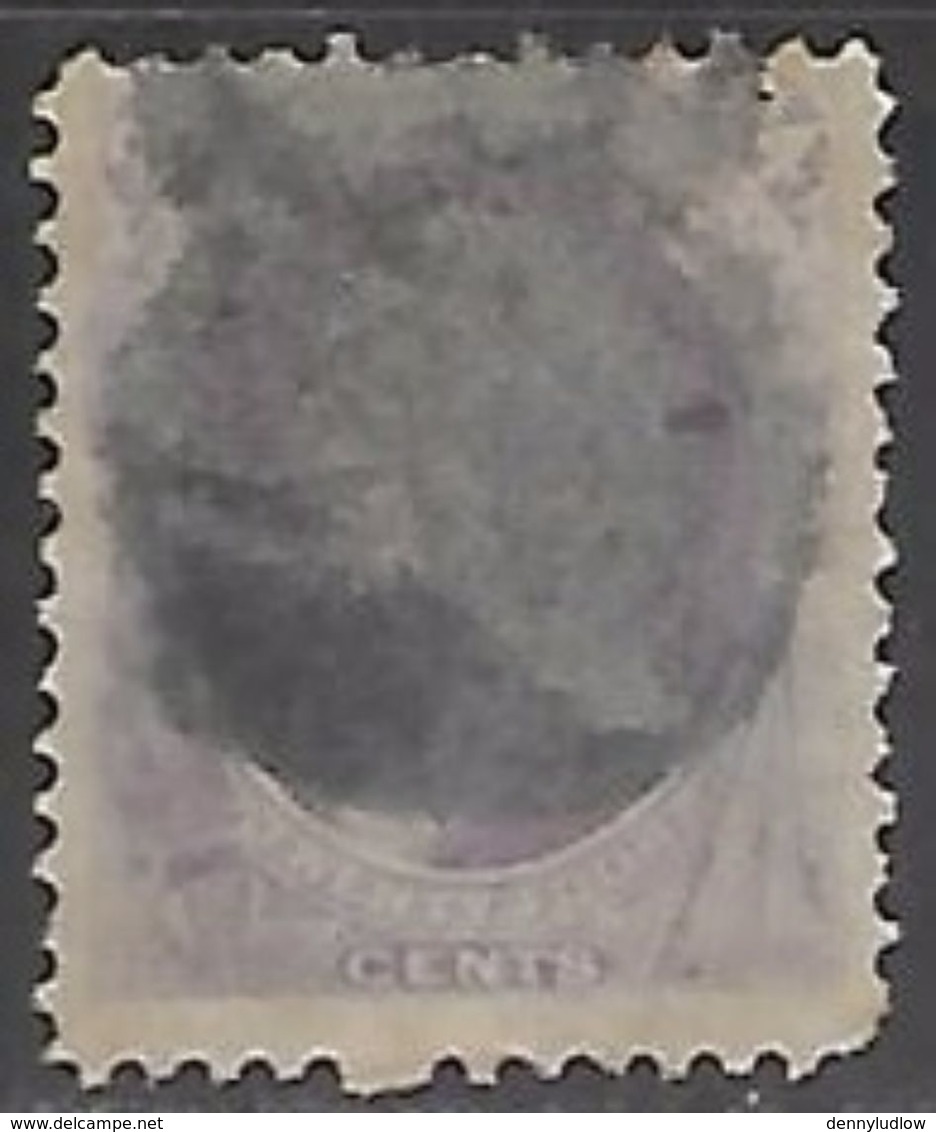 US  1870  Sc#153  24c Used  2016 Scott Value $230  Faded With  Smudge Cancel - Oblitérés