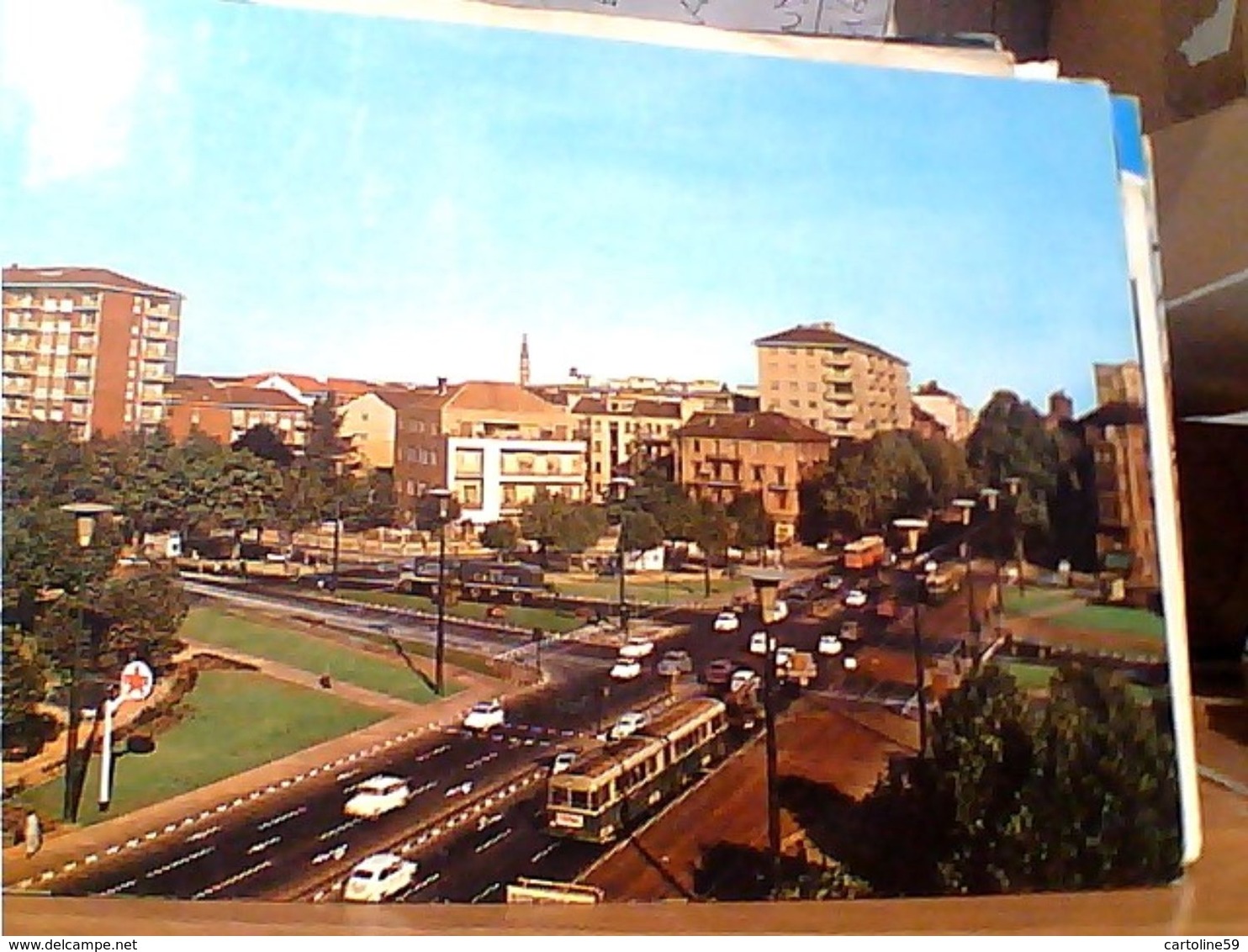 19 CARD TORINO CITTA VARIE VEDUTE  PIAZZA PALAZZI LUNGO PO TRENO VBN1955/86 GO22184