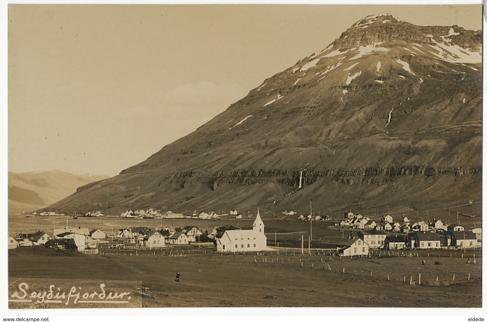 Real Photo Seydisfjordur Village - Islande