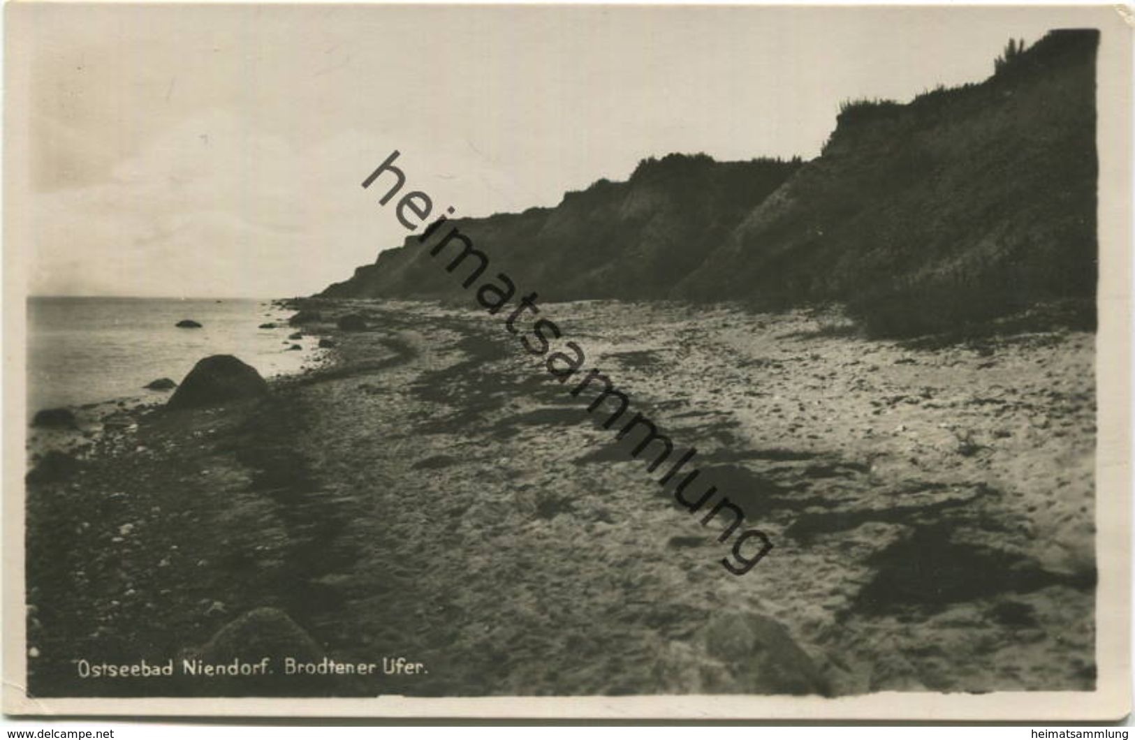 Ostseebad Niendorf - Brodtener Ufer - Foto-AK 30er Jahre - Verlag Julius Simonsen Oldenburg - Timmendorfer Strand