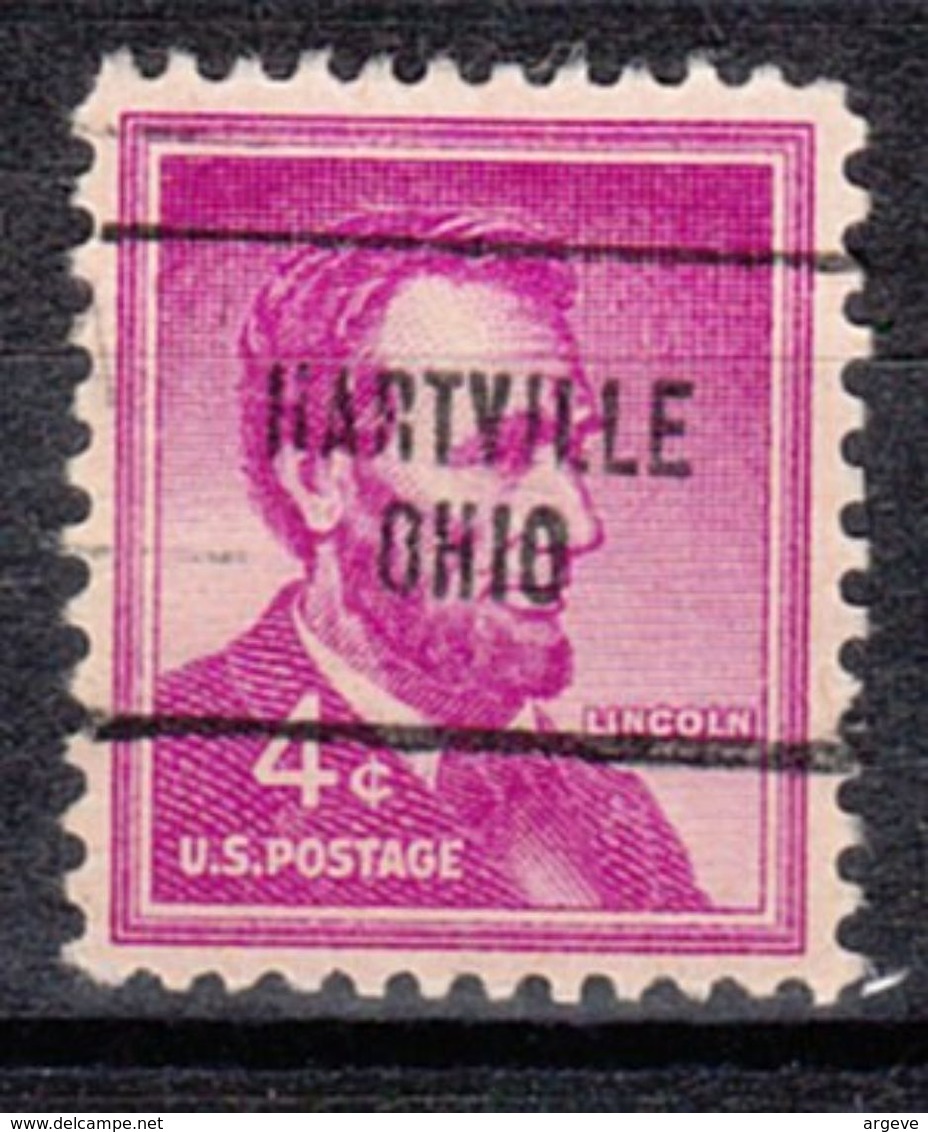 USA Precancel Vorausentwertung Preo's, Locals Ohio, Hartville 704 - Vorausentwertungen