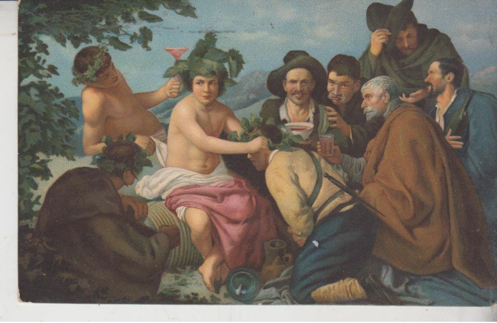Pittura Quadri  Velasquez I Bevitori Napoli - Paintings