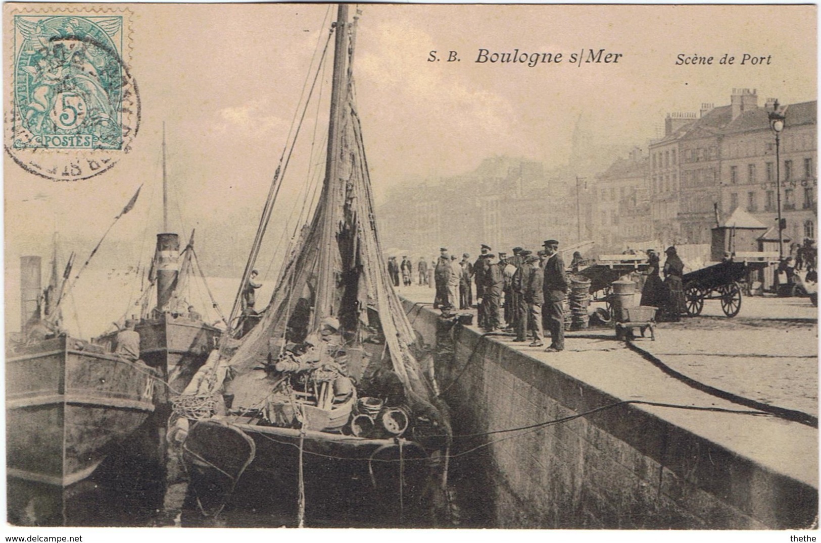 BOULOGNE Sur MER - Scène De Port - Boulogne Sur Mer