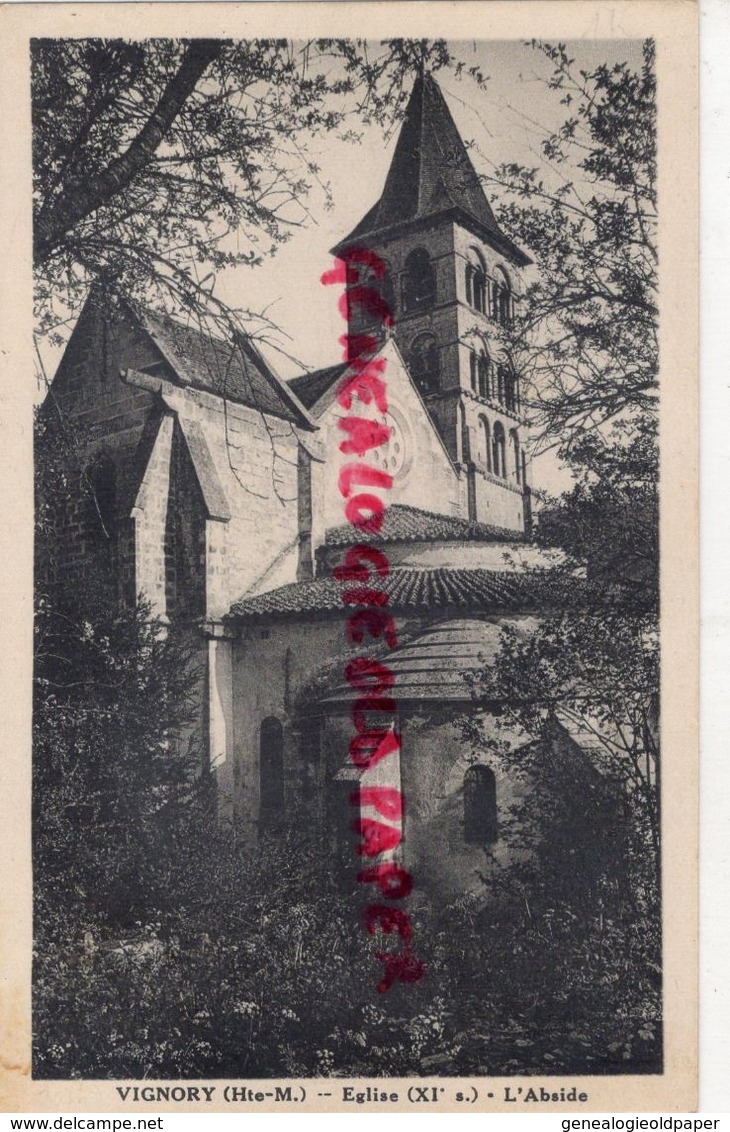 52-  VIGNORY - EGLISE  L' ABSIDE - Vignory