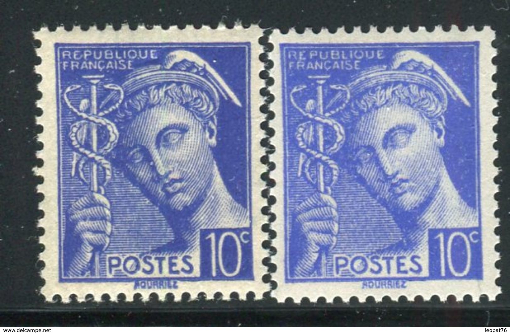 France - N°407 Variété 1 Exemplaire Foncé + 1 Normal, Neufs Luxe - Ref V373 - Nuevos