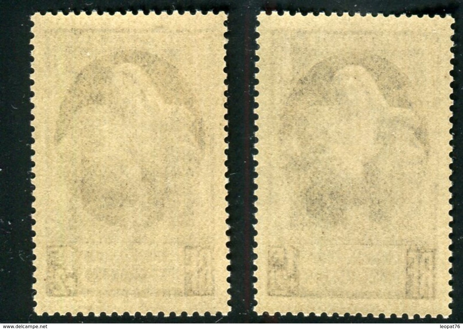 France - N°465 , Variété Double Signatures + 1 Normal , Neufs Luxe - Ref V382 - Neufs