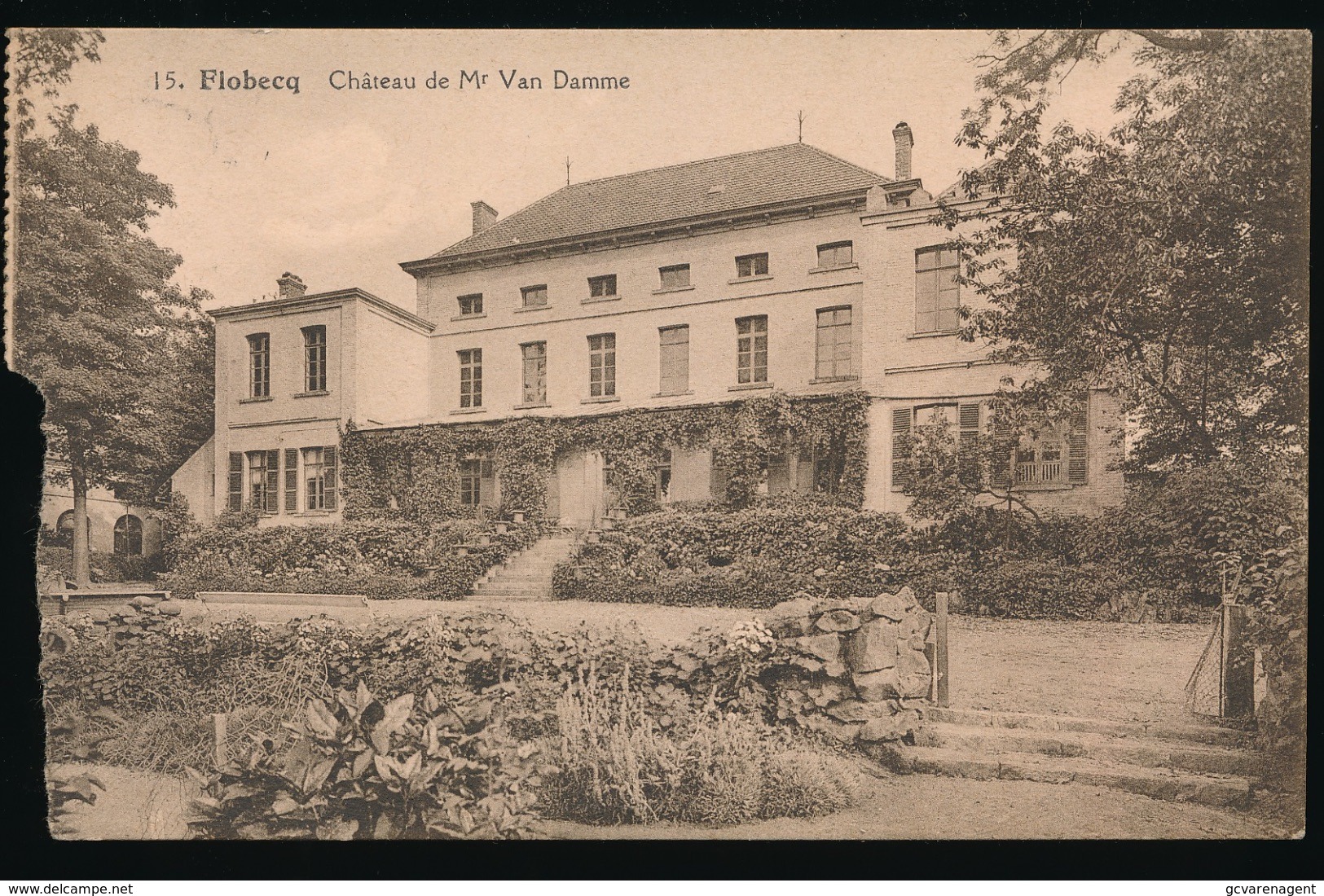 FLOBECQ -  KAART GESCHONDEN - CHATEAU DE Mr VAN DAMME - Flobecq - Vloesberg