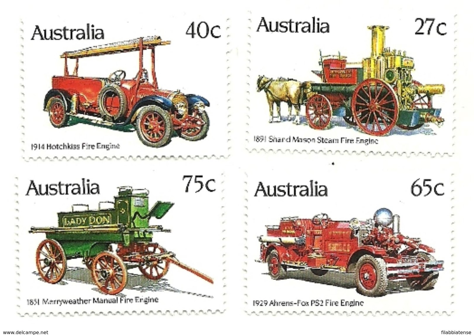 1983 - Australia 806/09 Pompieri, - Pompieri