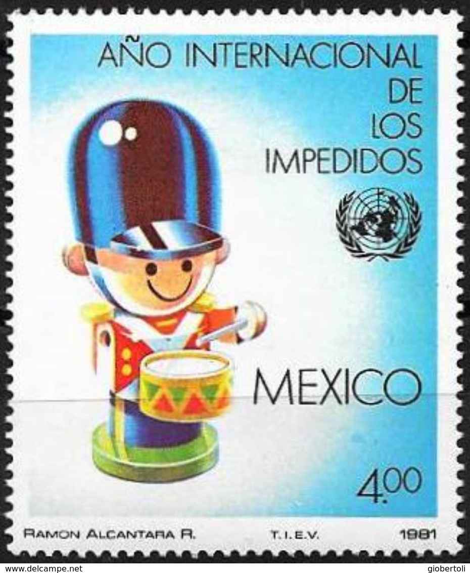 Messico/Mexico/Mexique: Anno Internazionale Dei Disabili, International Year Of The Disabled, Année Internationale Des P - Handicap