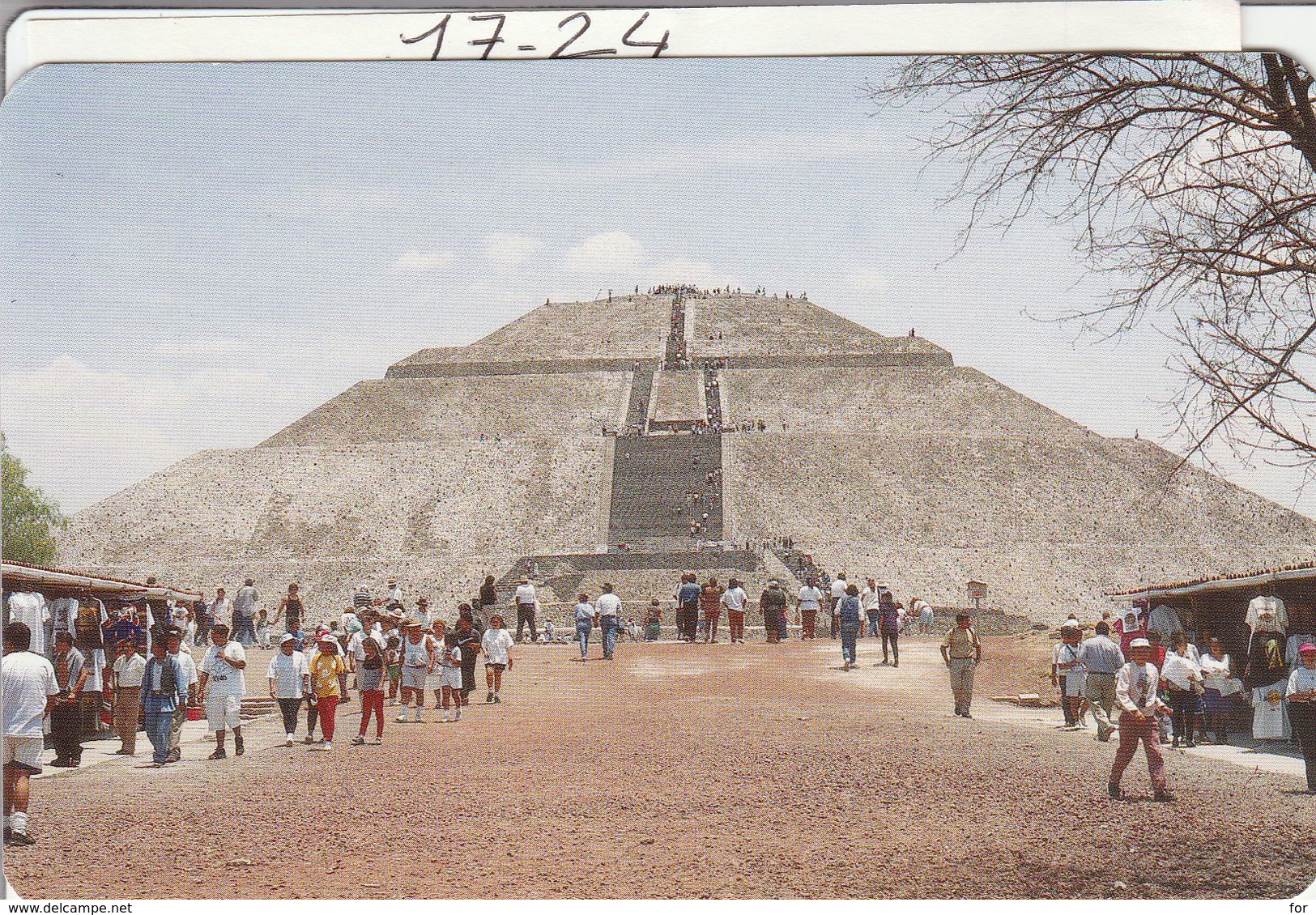 Mexique : Pyramide Del Sol  ( Carte Timbrée ) - Mexique