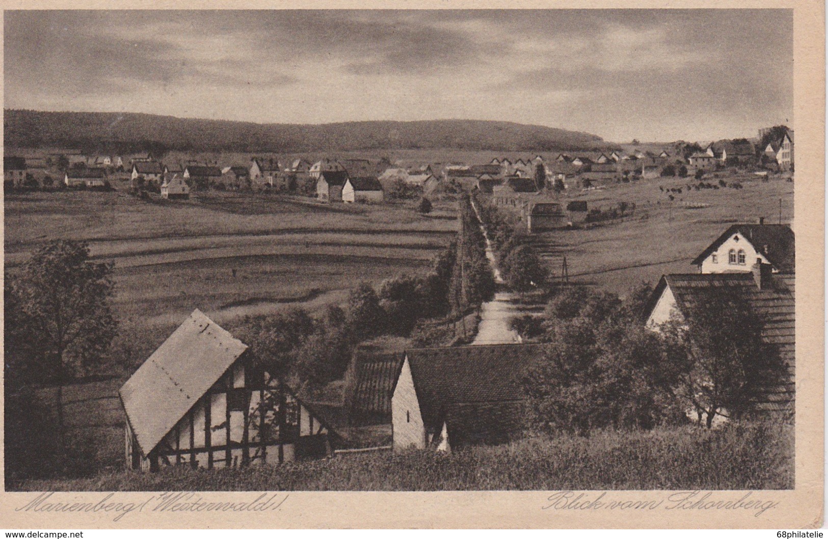 ALLEMAGNE 1928      CARTE POSTALE DE  MARIENBERG - Marienberg