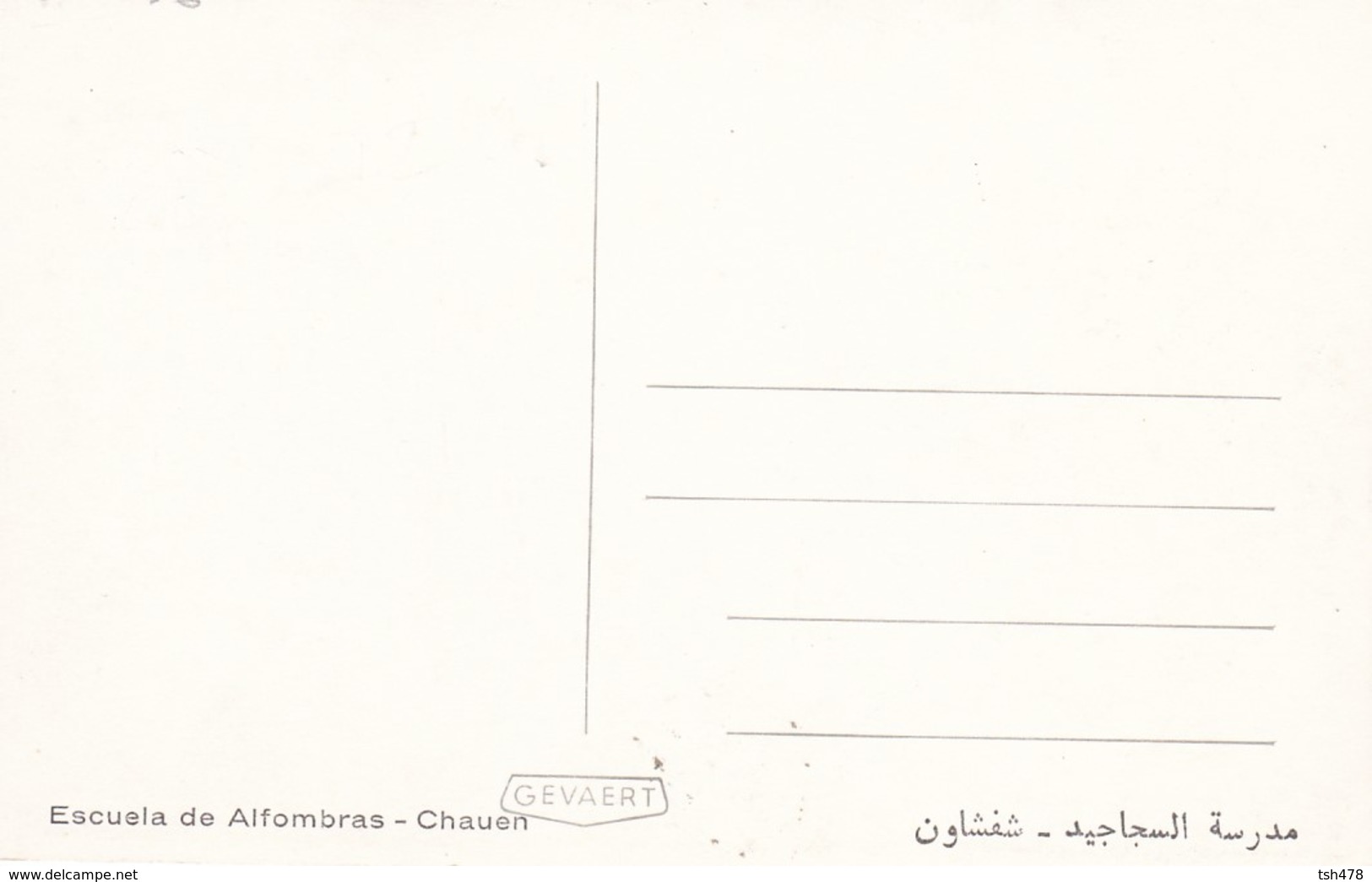 MAROC---CHAUEN--CHEFCHAUEN---escuela De Alfombras--voir 2 Scans - Autres & Non Classés