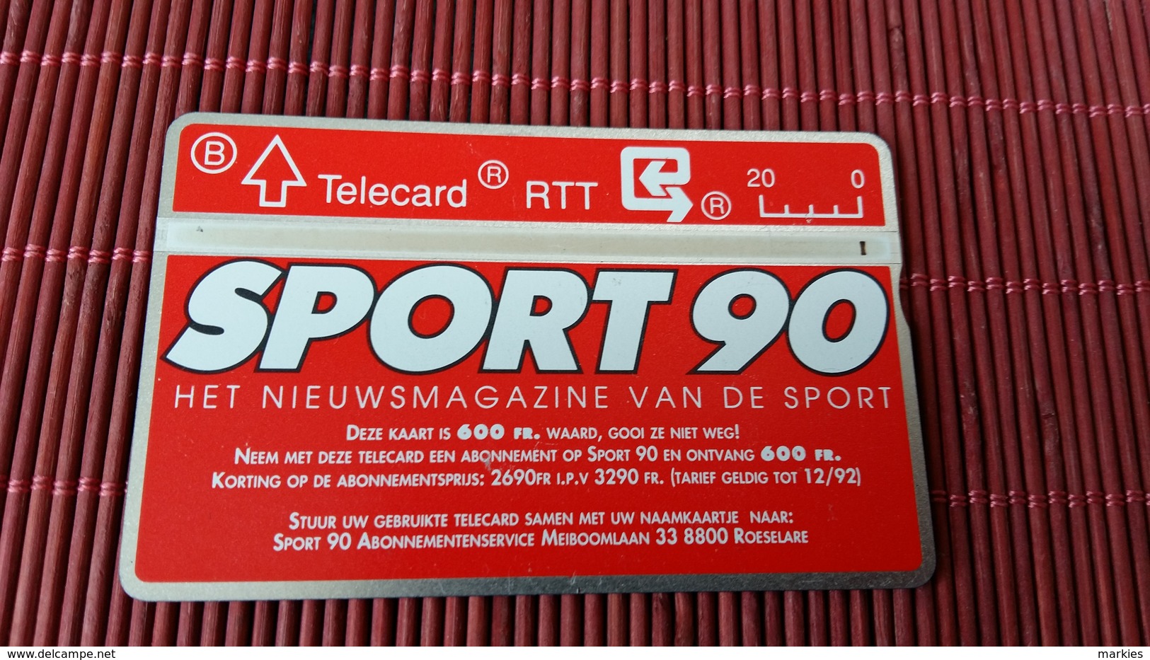 S 36 Sport 90 R.T.T 148 K (I) Used - Without Chip