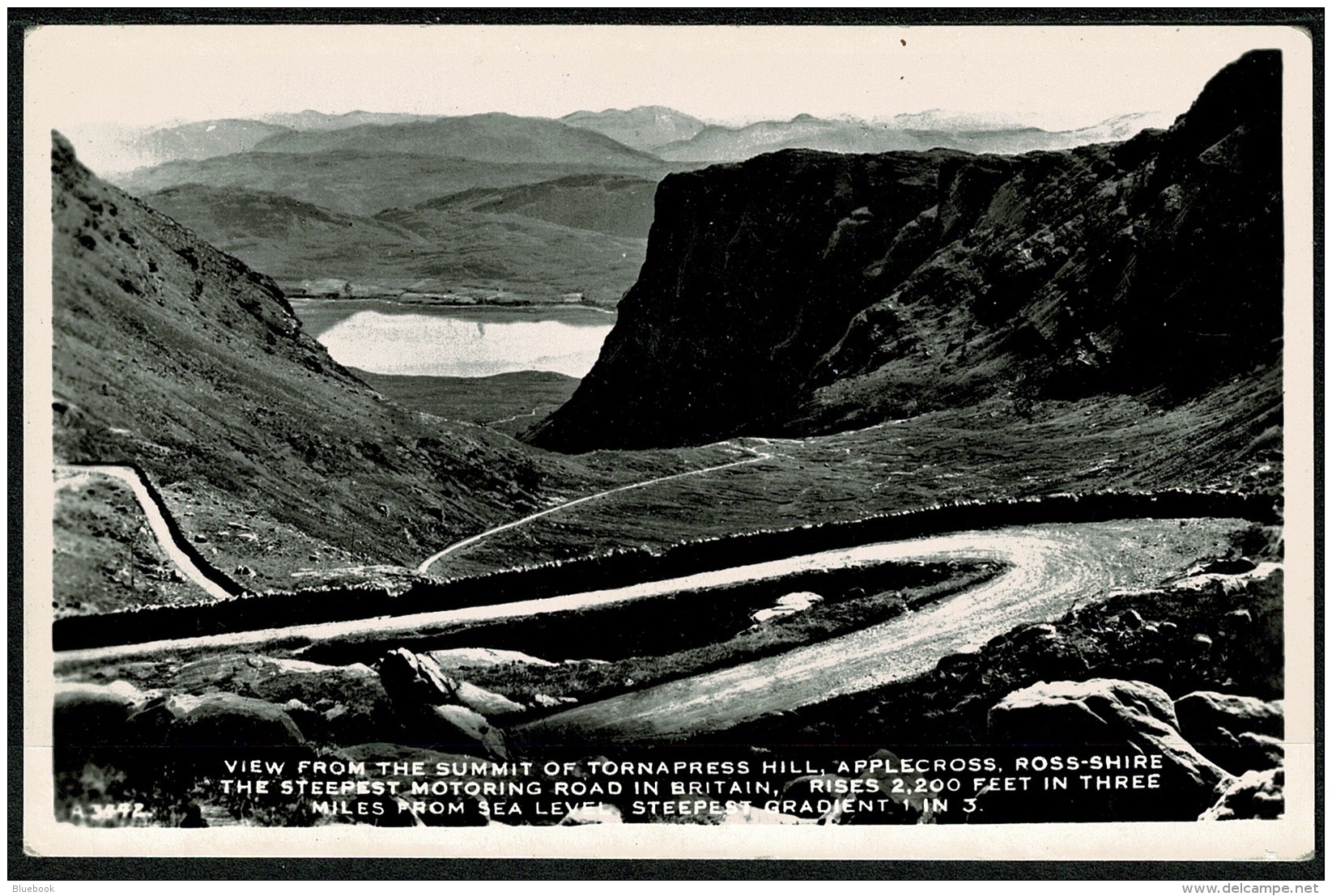 RB 1192 - Real Photo Postcard Summit Of Tornapress Hill Applecross Ross-Shire Scotland - Ross & Cromarty