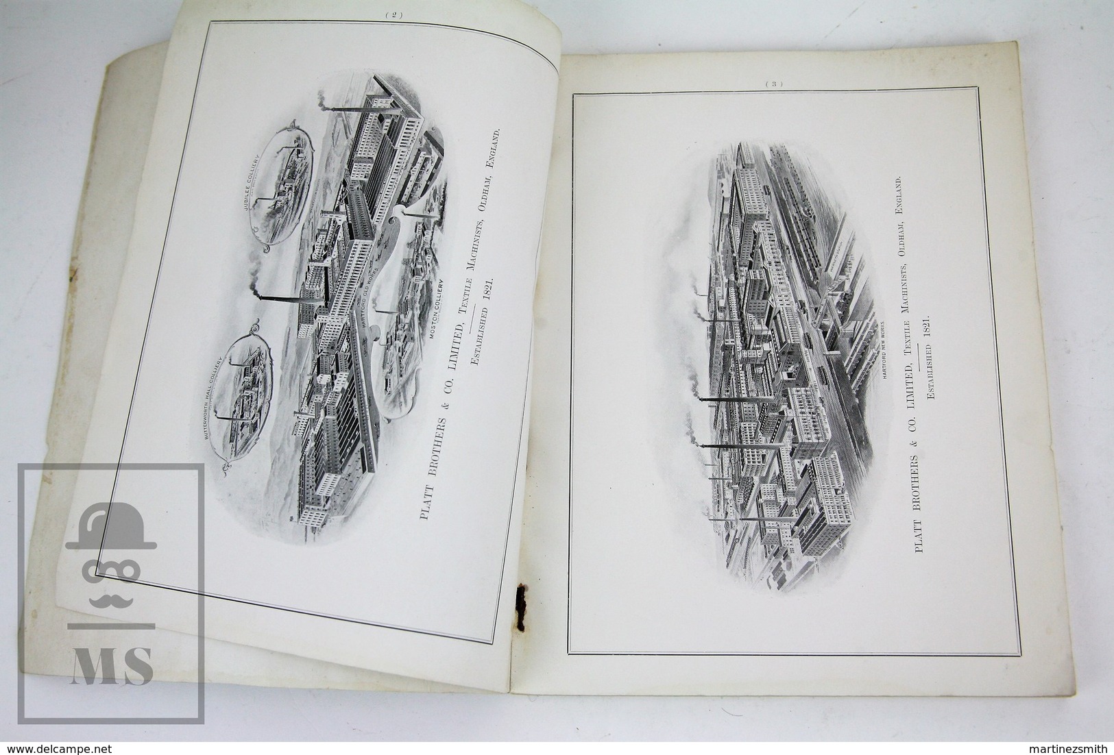 1920's Platt Brothers & Co. Catalogue Of Details -Slubbing, Intermediate, Roving - 1900-1949