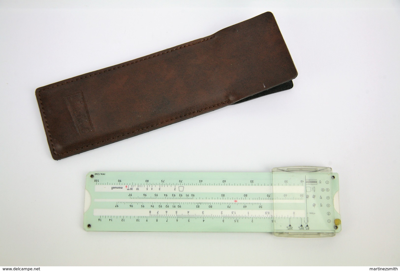 Vintage Slide Rule With Case - Schlafhorft Autoconer - Other & Unclassified