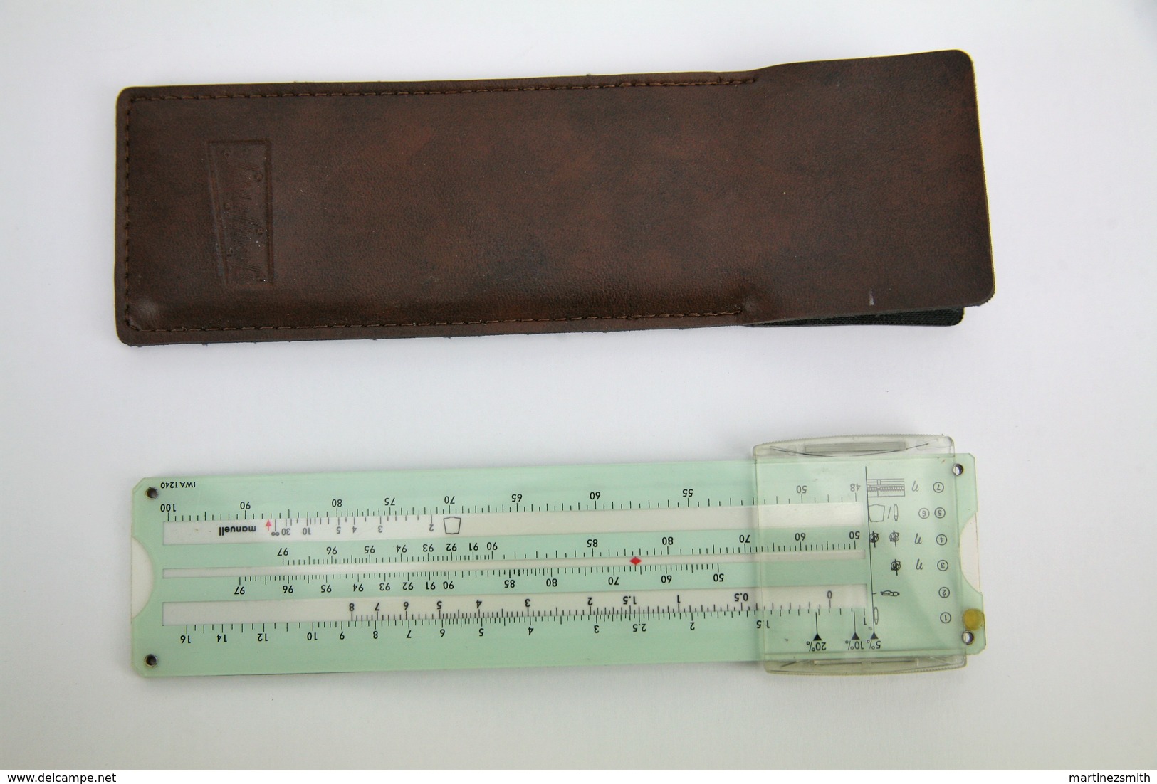 Vintage Slide Rule With Case - Schlafhorft Autoconer - Other & Unclassified