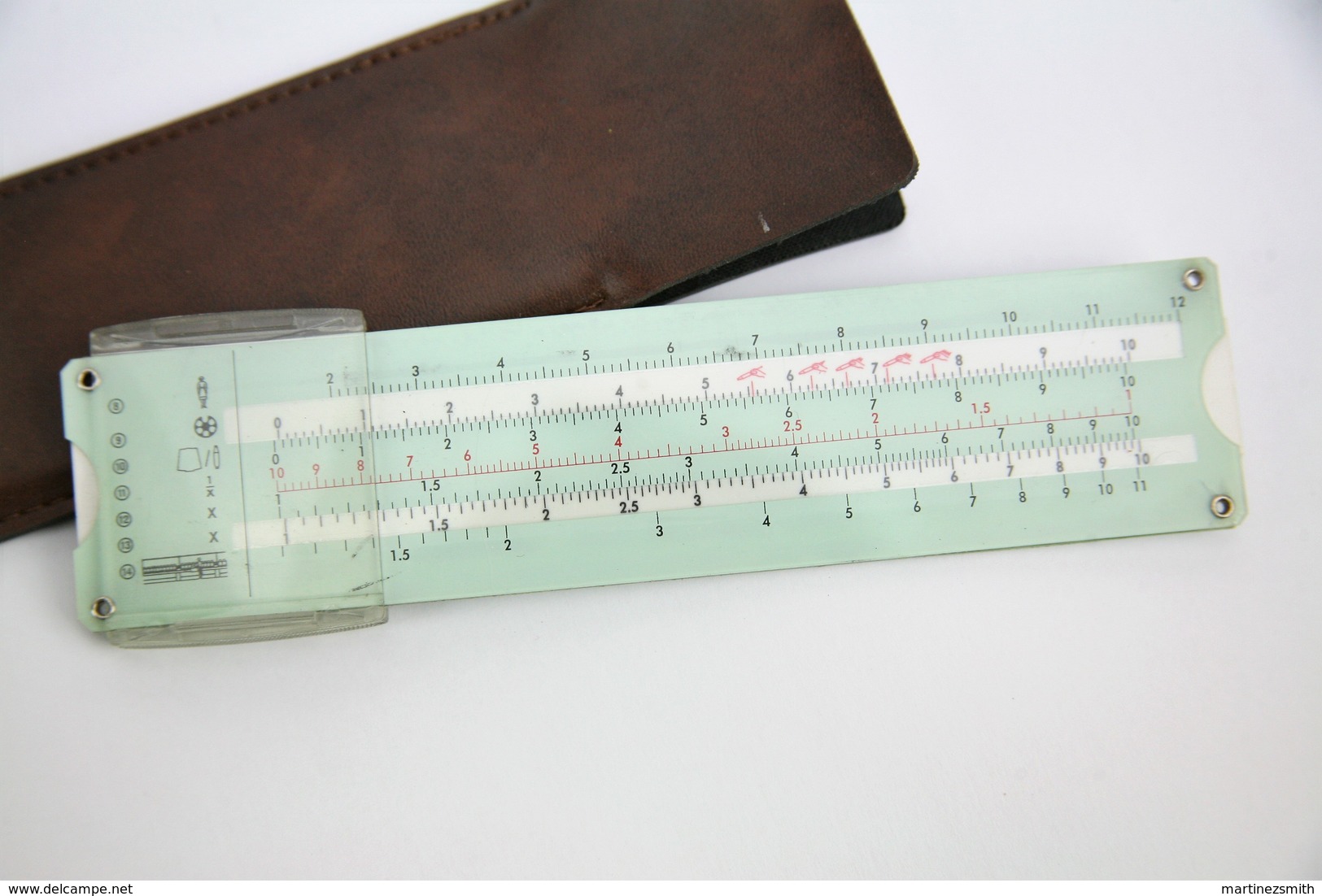 Vintage Slide Rule With Case - Schlafhorft Autoconer - Other & Unclassified