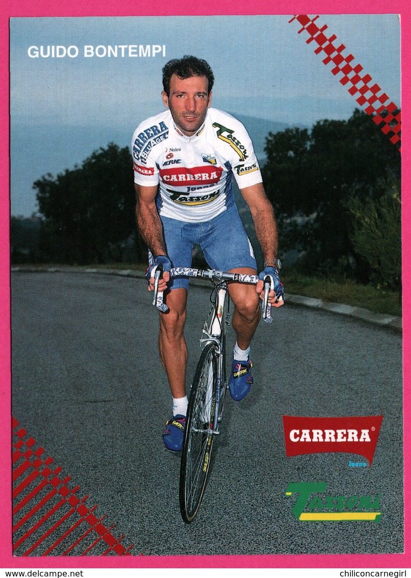 Cycliste - Cyclisme - GUIDO BONTEMPI - CARRERA - Sponsor - Pub - Cycling