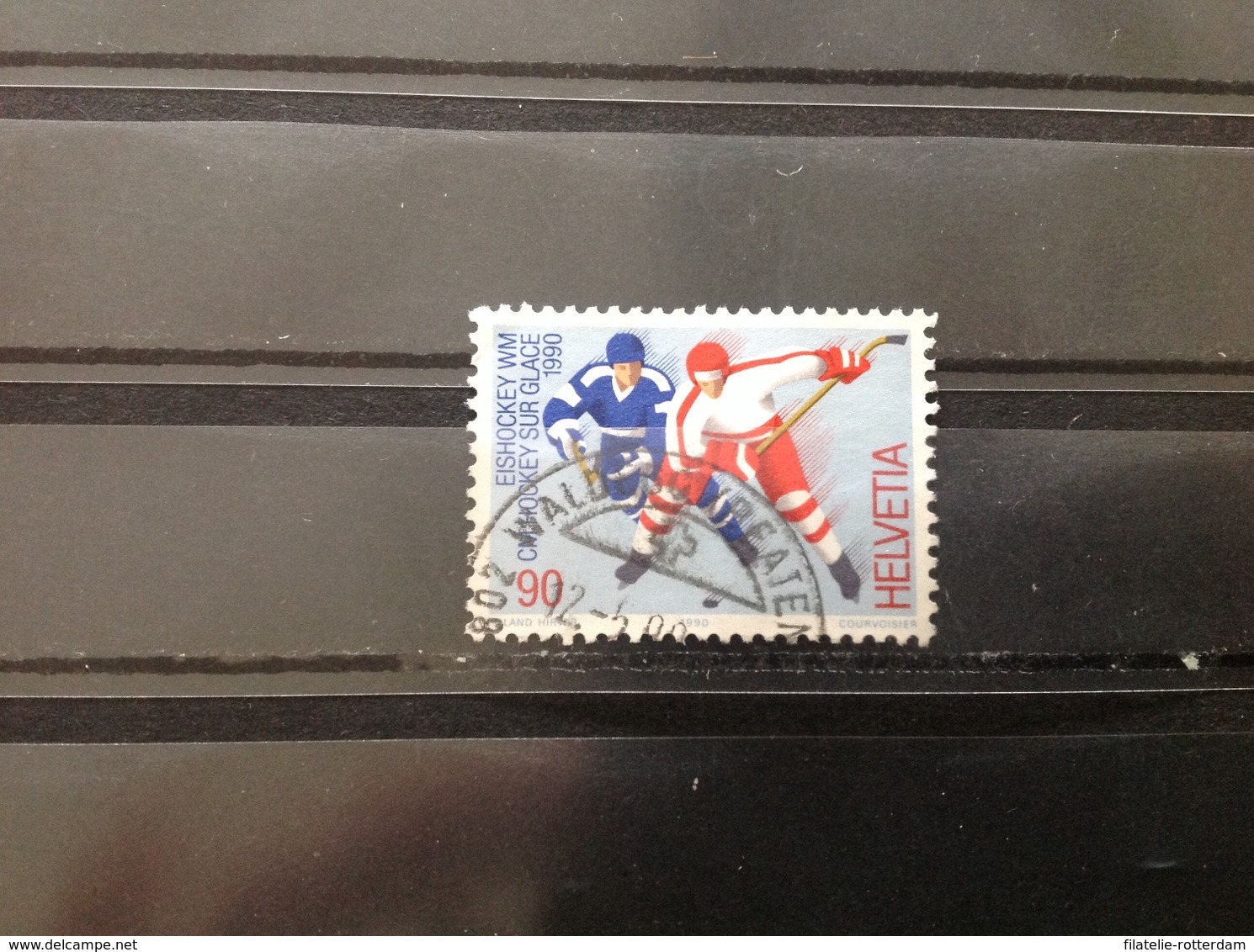 Zwitserland / Suisse - WK IJshockey (90) 1990 - Gebruikt