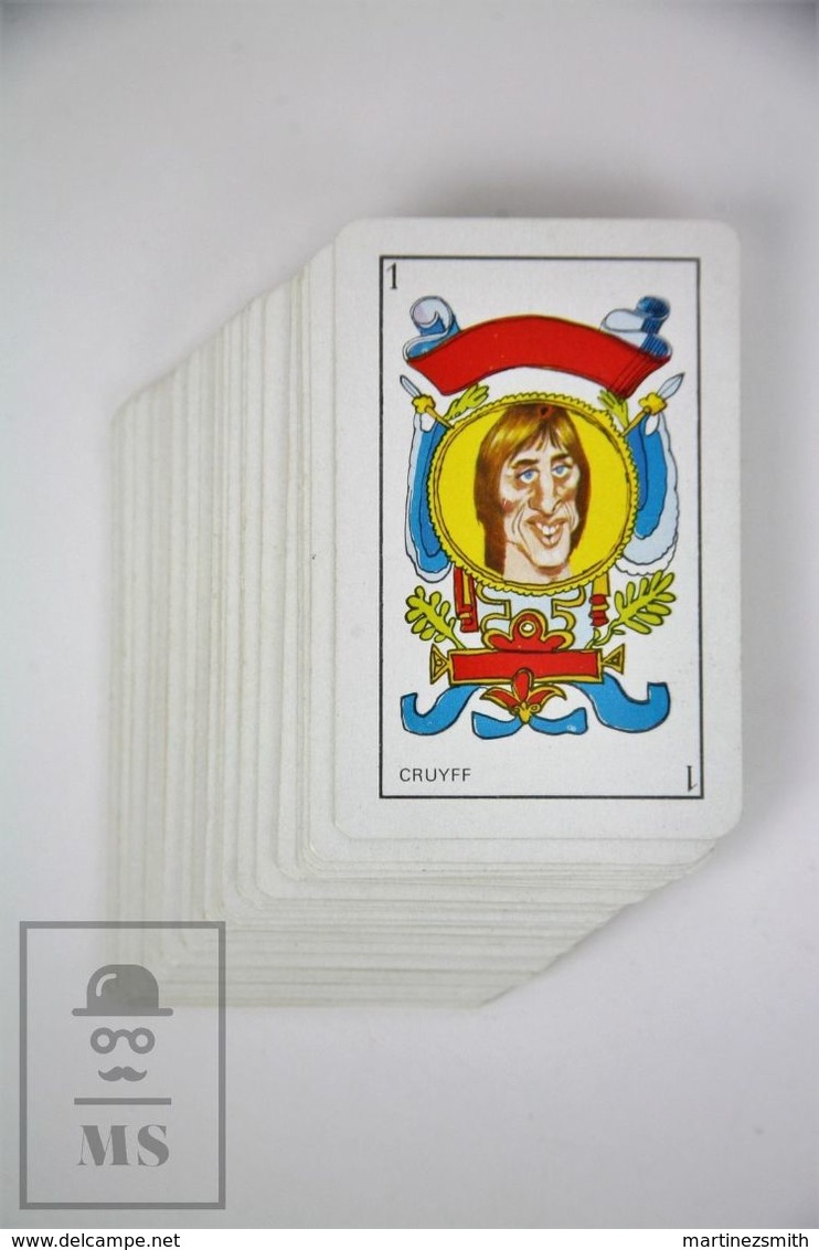 Vintage 1975 Spanish Playing Cards With Sport Characters Caricatures - Cruyff - Playing Cards (classic)