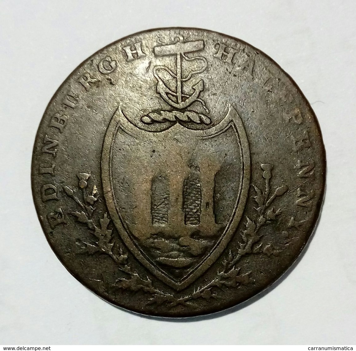 SCOTLAND - EDINBURGH - Half Penny Token (1791) - Noodgeld