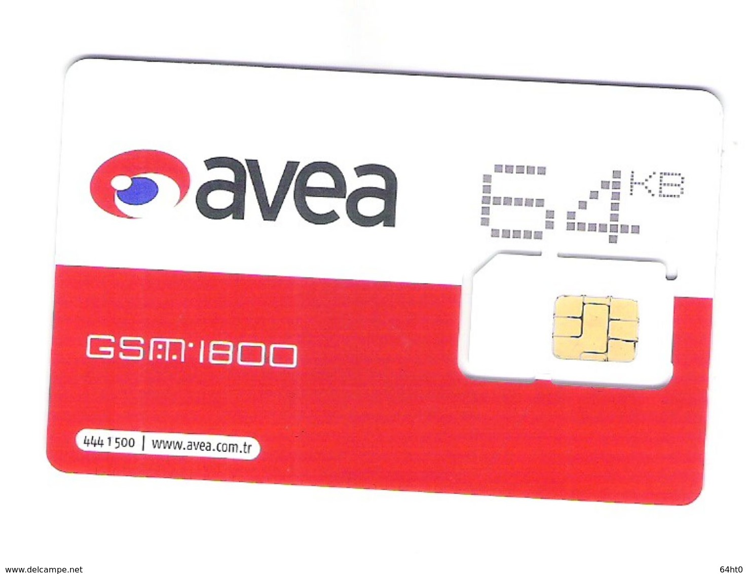 GSM  TURKEY  "AVEA 64KB" - TOP AS ON PHOTO - Turkey