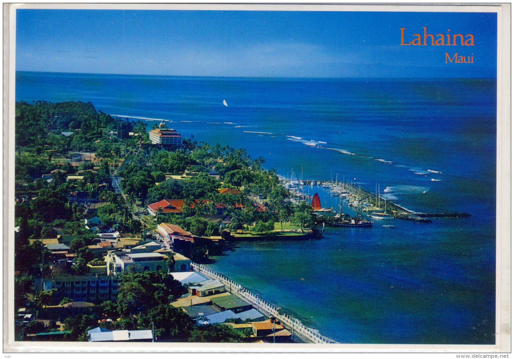 LAHAINA MAUI HAWAII  HISTORIC LAHAINA WAS A WHALING PORT - Maui