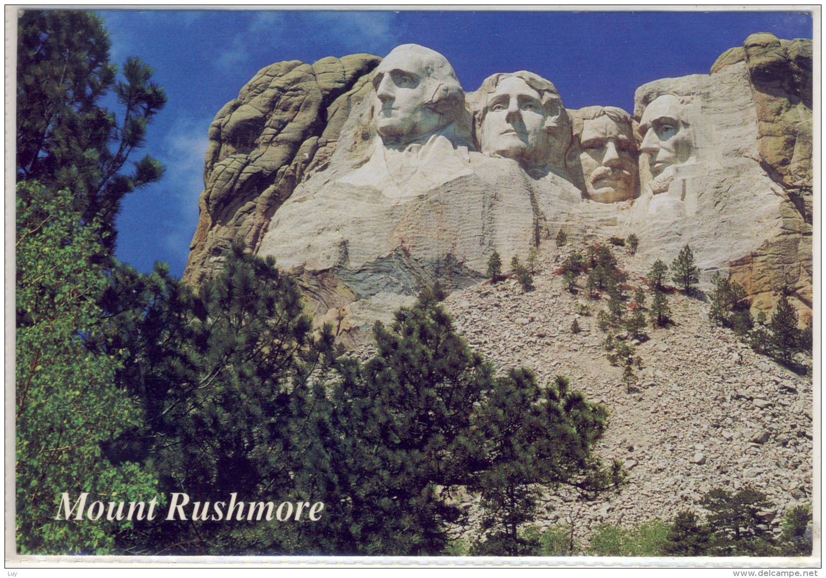 MOUNT RUSHMORE SOUTH DAKOTA NATIONAL MEMORIAL  NICE STAMP STORIA POSTALE - Mount Rushmore