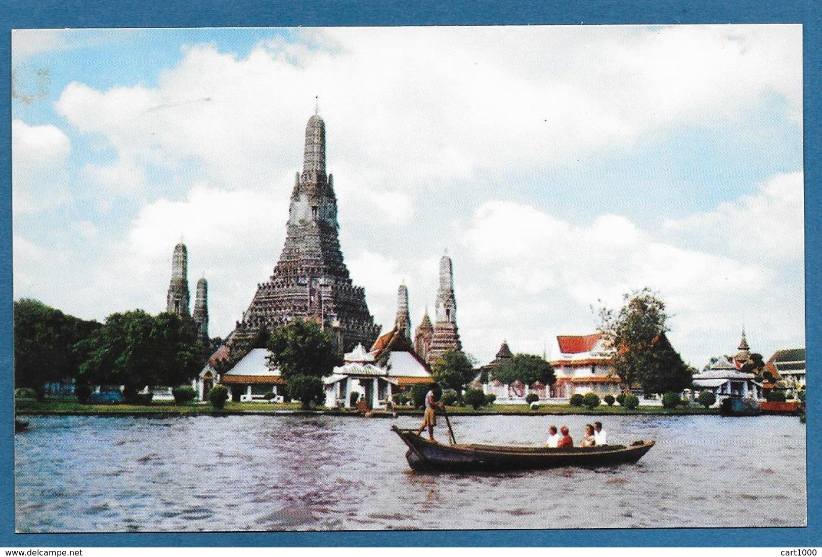 THAILAND SIAM TEMPLE OF DAWN IN BANGKOK - PAN AMERICAN WORLD AIRWAYS - Thaïland