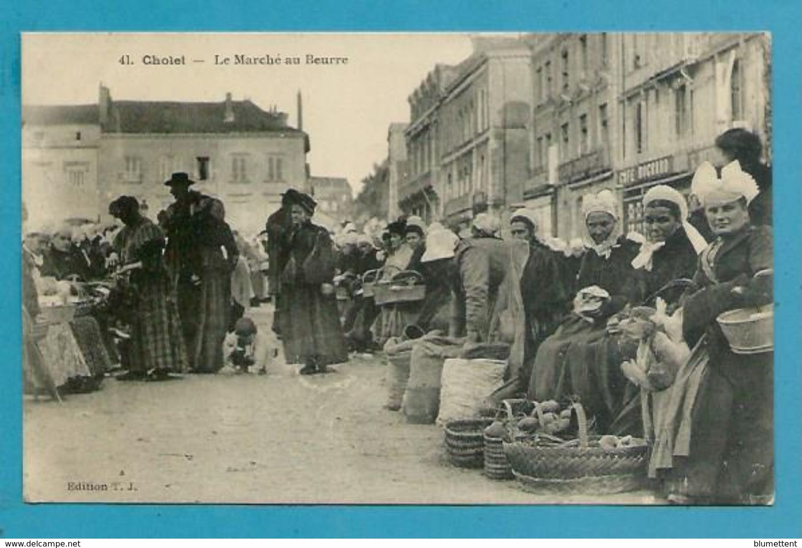 CPA 41 - Métier Marchands Ambulants Marché Au Beurre CHOLET 49 - Cholet