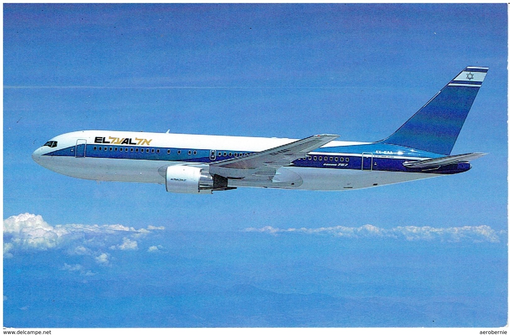 EL AL - Boeing 767 (airline Issue) - Sonderstempel TEVEL 89 - 1946-....: Moderne