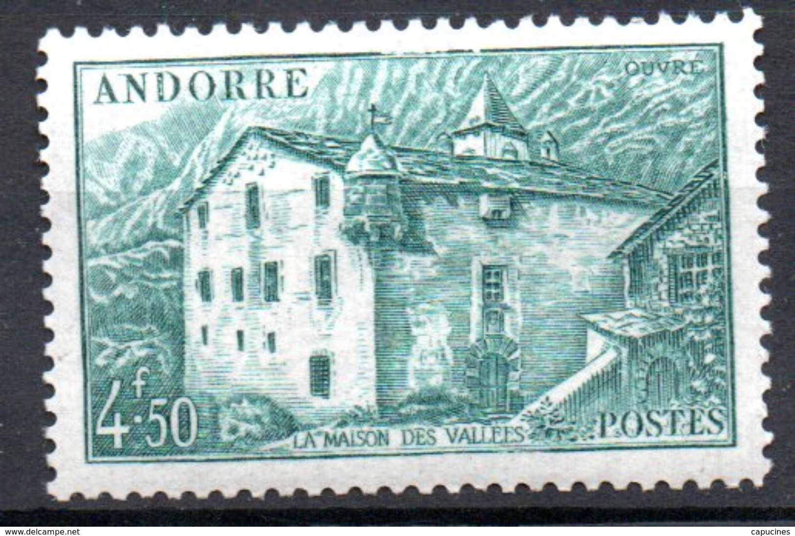 ANDORRE FRANCAIS - 1944/46: La  Maison Des Vallées (N°108A*) - Unused Stamps