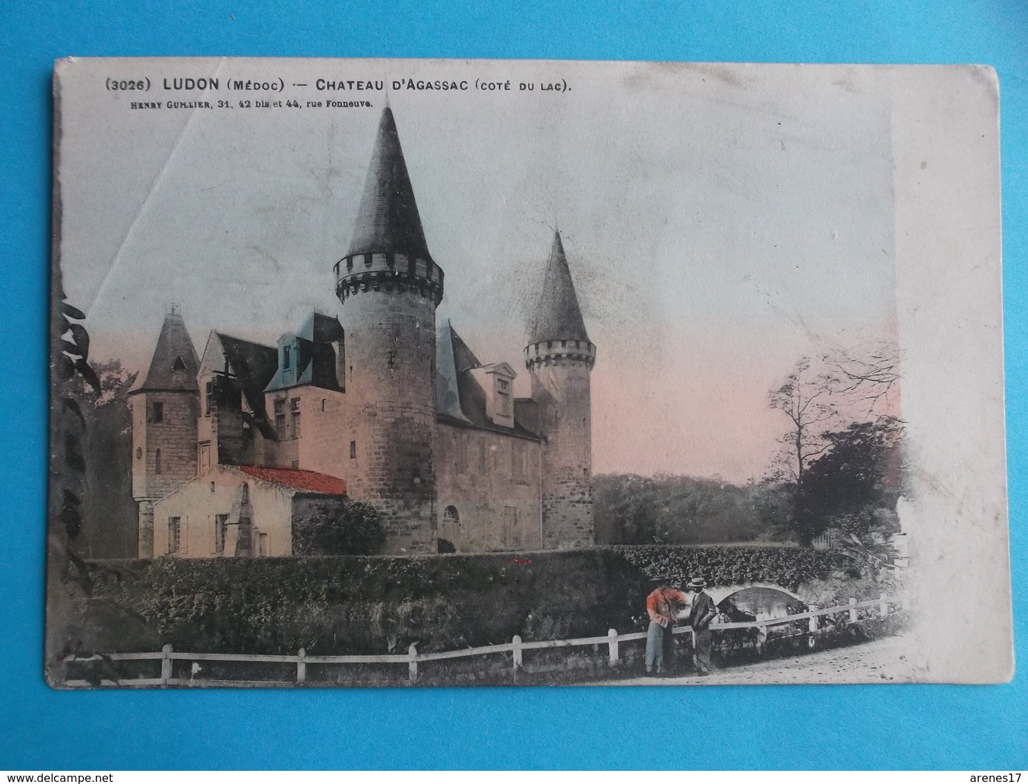 33 : LUDON-MEDOC : CHATEAU D'AGASSAC , C.P.A. , Carte En Bon état, - Castles