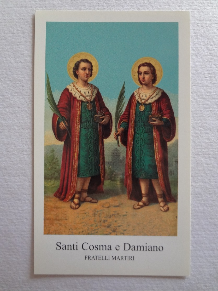 D1008-Santino Santi Cosma E Damiano Fratelli Martiri - Images Religieuses