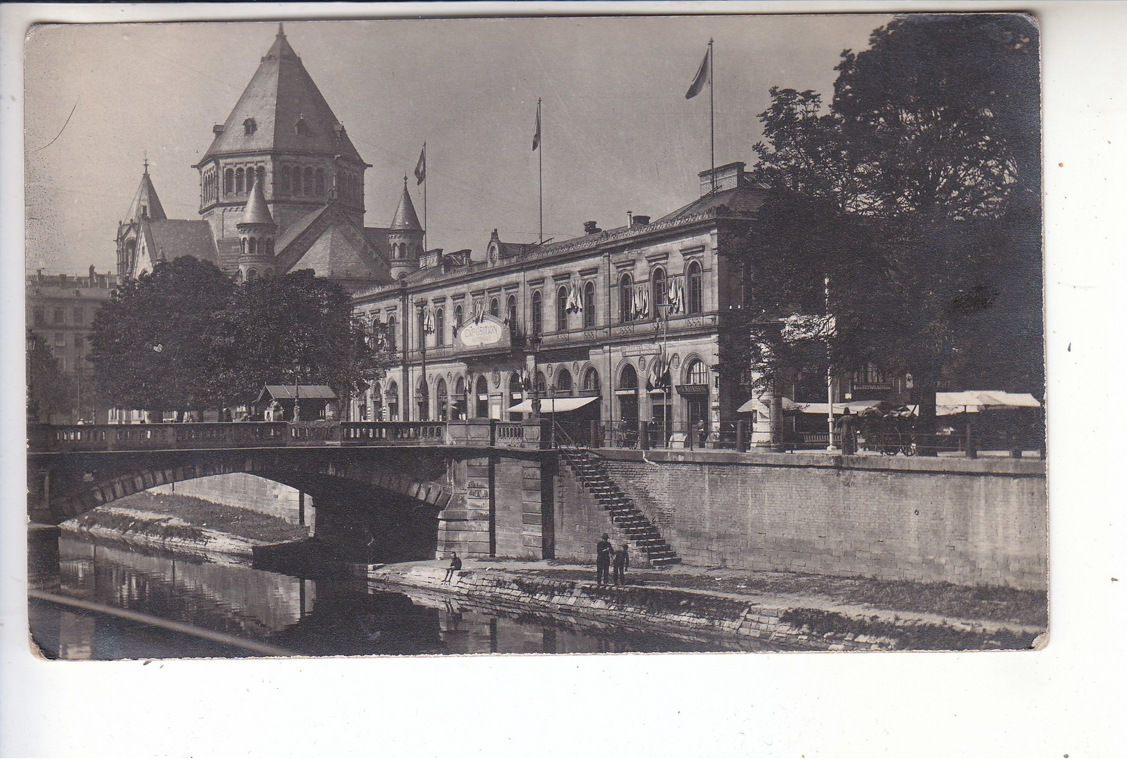 - 67  - STRASBOURG - Quai - Pont - A Situer - Timbre - Cachet - 1918 - Strasbourg