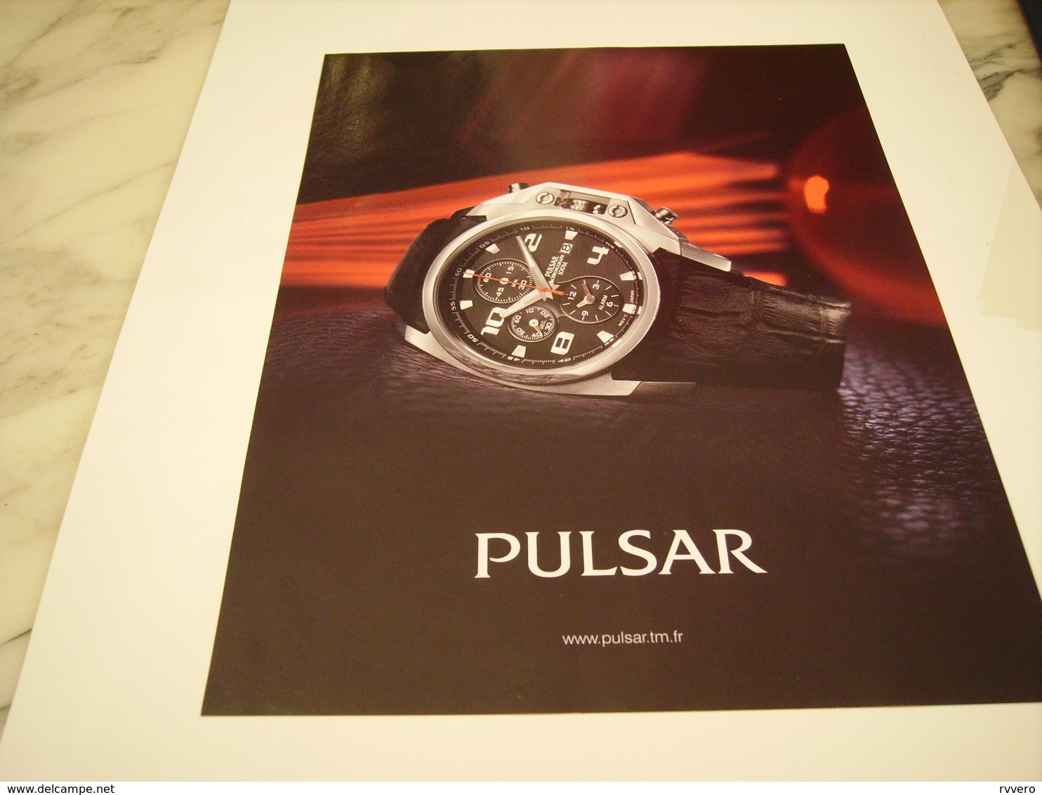 PUBLICITE  MONTRE PULSAR 2010 - Other & Unclassified