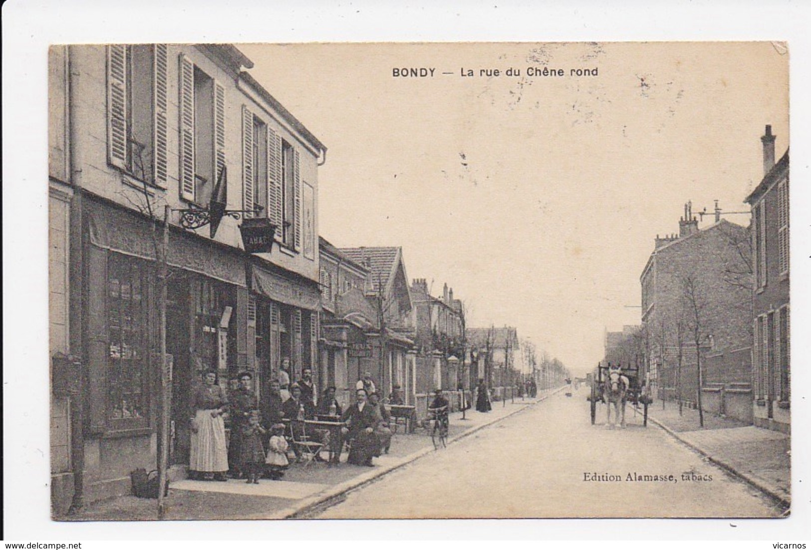 CPA 93 BONDY La Rue Du Chêne Rond - Puiseux En France