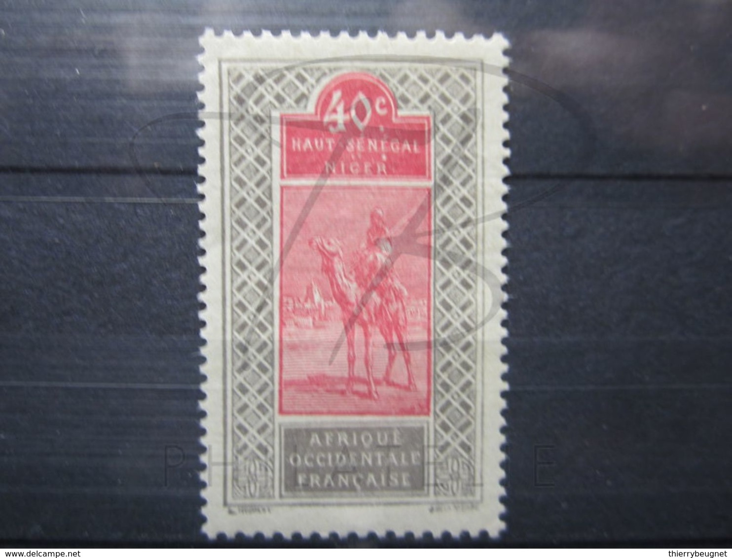 VEND BEAU TIMBRE DU HAUT-SENEGAL ET NIGER N° 28 , X !!! - Unused Stamps