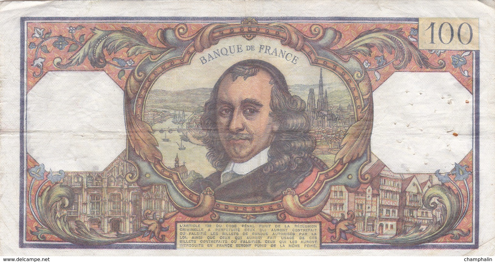 France - Billet De 100 Francs Type Corneille - 2 Janvier 1976 A - 100 F 1964-1979 ''Corneille''