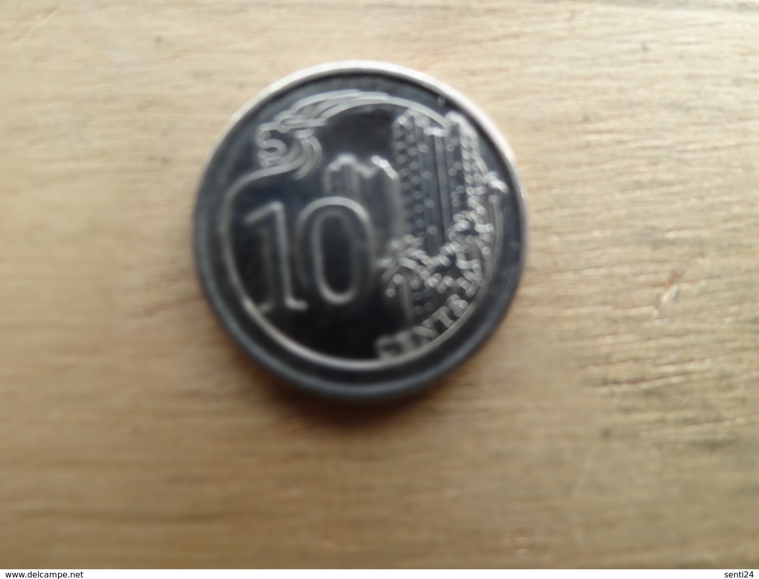 Singapour   10  Cents  2015  Km !!! - Singapour