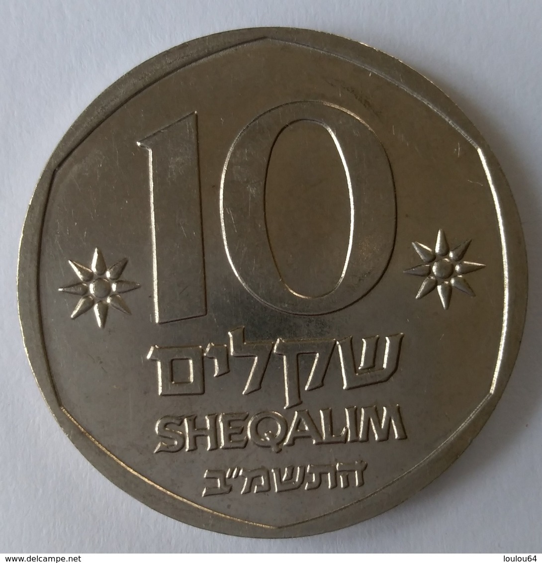 Monnaies - Israel - 10 Sheqalim - (1982-1985) - Superbe - - Israel